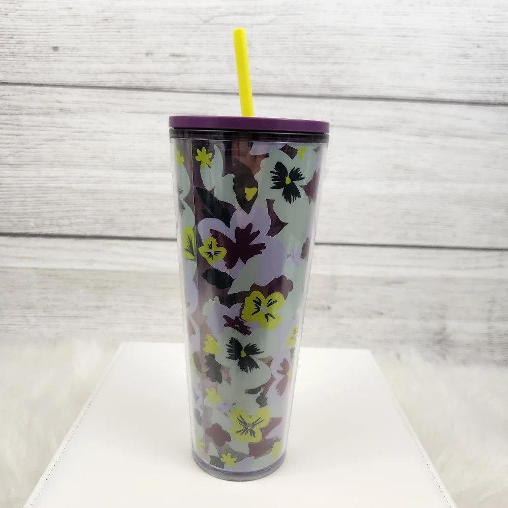 Starbucks purple blue